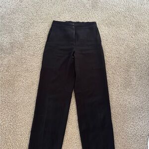 Black High-Waisted Trousers